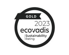 Gold 2023 Ecovadis Sustainability Rating