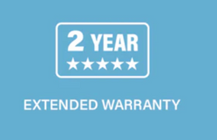 Icon of a 2-year extended warranty with a 5-star rating.