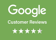 Google Customer Reviews with a 4.5-star rating.