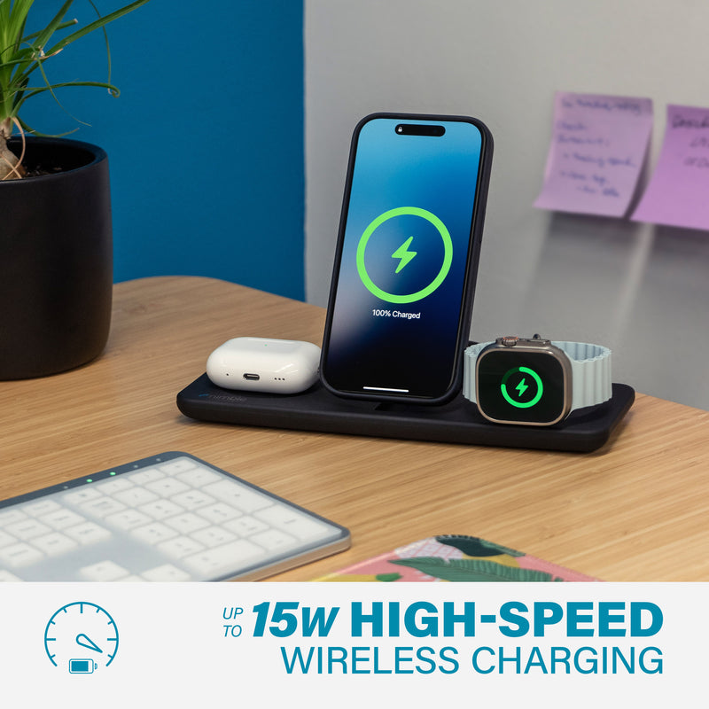 PODIUM 3-in-1 Wireless Charger