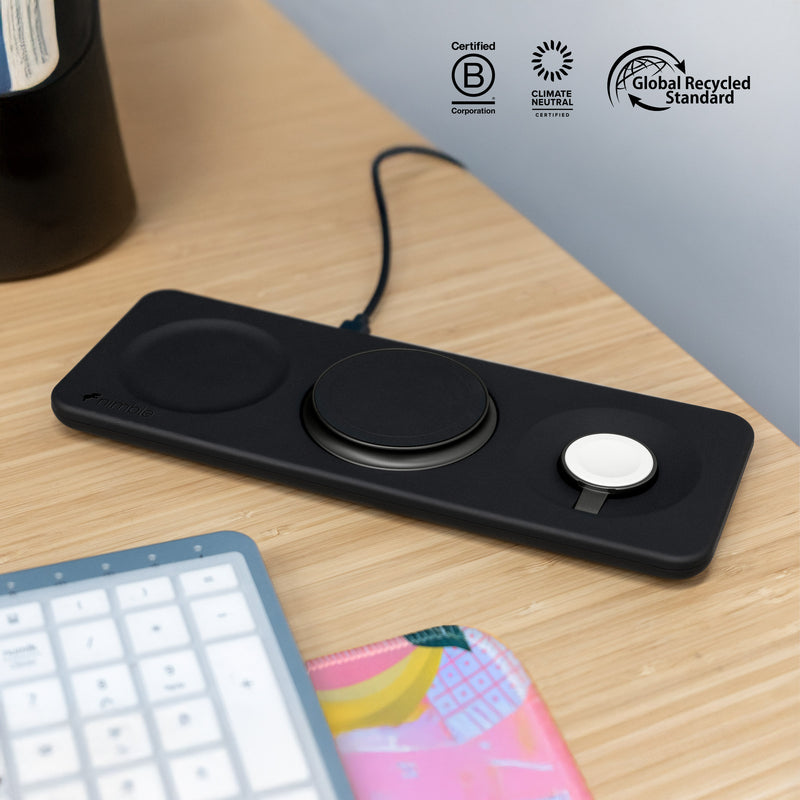 PODIUM 3-in-1 Wireless Charger