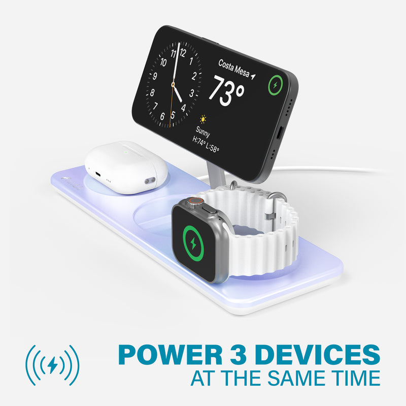 PODIUM 3-in-1 Wireless Charger